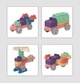 Силиконовый конструктор для детей Soft rubber building blocks 80 шт (JDT-0846361) - изображение 3