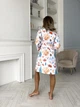 Жіночий махровий халат Кариби з паском COSY S Білий (cosy3138772s2) - изображение 6