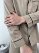Чоловіча сатинова піжама штани та сорочка COSY M Коричневий (cosy835748) - зображення 5