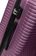 Малый пластиковый чемодан на колесах 45L GD Polo лиловый - изображение 5