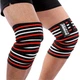 Бинти на коліна Power System PS-3700 Knee Wraps Red/Black (пара) - зображення 3
