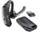 Гарнітура Poly комп'ютерна моно In-ear Voyager 5200 з адаптером BT700, USB-A, Bluetooth, всеспрямований, Acoustic fence, чорний (7K2F3AA) - зображення 2