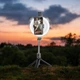Светодиодная лампа кольцевая для селфи маленькая с ушками LED Earldom ET-ZP22 Black 16 см - изображение 1