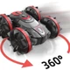 Машинка на радіоуправлінні трюкова управління жестами Stunt Car Double Sideo Амфібія BG006 з підсвіткою Червона - зображення 9