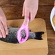 Cкребок с контейнером рыбочистка для чистки рыбы Supretto Pink - изображение 2