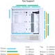 Корпус Lian Li LANCOOL 206 з ARGB fans, PC Case, White(G99.LAN206RW.00) (G99.LAN206RW.00) Без БП - зображення 2