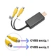 Кабель - адаптер для видеовыхода USB на CVBS, переходник на интерфейсный кабель RCA с Android магнитол, черный (88807443) - изображение 3