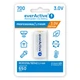 Акумулятор 16340/CR123 Li-Ion everActive EV16340-6530M, 3.0V, 650mAh, microUSB, 1A, White, Blister - зображення 2