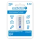 Аккумулятор 16340/CR123 Li-Ion everActive EV16340-6537M, 3.7V, 650mAh, microUSB, 1A, Blister - изображение 2