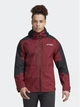 Туристична мембранна куртка Adidas Terrex Xploric RAIN.RDY Hiking jacket IB4266 Shadow Red / Black S - изображение 1