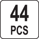Набор Метчиков и Плашек Профессиональный М3, М4, М5, М6, М8, М10, М12 - 44 шт YATO (YT-2978) - изображение 7