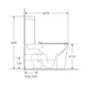Унитаз-компакт Mixxus Premium Quadro-0402-R 675x390x855mm система смыва RIMLESS (MP6458) - изображение 3