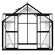 Теплица из поликарбоната с окнами Cultivo Gramen 244x370 см Focus Garden Черная - изображение 11