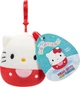 Мягкая игрушка на клипсе Squishmallows Хеллоу Китти 9 см (SQSN00270) - изображение 3
