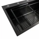 Кухонна мийка AQUAMARIN ATHENA 7545 platinum Black - зображення 5