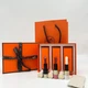 Набір із губних помад Hermes 3 по 3.5 г Super Glossy Lipstick 21, Pink Series Magnificent 49, Lip Balm (0039) - изображение 1