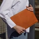 Шкіряний чохол для MacBook Air 13" 2018-2025 INCARNE Gamma Plus Коньяк - зображення 3