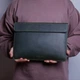 Кожаный чехол для ноутбука INCARNE Klouz для MacBook Pro 16" 2019-2025 Зеленый - изображение 2