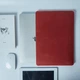 Кожаный чехол для MacBook Air 13" 2018-2025 INCARNE Gamma Plus Красный - изображение 6