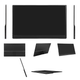 Портативний Сенсорний ультратонкий монітор Sibolan 15.6" FullHD IPS - изображение 7