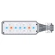 Лампа для акваріума чорна AMTRA PLAFONIERA ORION LED 3 кольора, 10.5Вт, 240х65 мм (*) - зображення 4