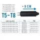 Лампа для аквариума с пультом и диммером AMTRA LED GLASS FRESH 1080-1220 мм, 28Вт (*) - изображение 8