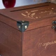 Скриня для грошей на весілля з гравіюванням, Темне дерево, WOODPRESENT - зображення 3