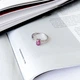 Срібна каблучка з натуральним рубіном 1.05ct, вага виробу 2,52 гр (2165118) - зображення 2