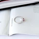 Срібна каблучка з натуральним рубіном 1.05ct, вага виробу 2,52 гр (2165118) - зображення 3