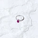 Срібна каблучка з натуральним рубіном 1.05ct, вага виробу 2,52 гр (2165118) - зображення 6