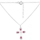 Серебряное колье с натуральным рубином 1.329ct, вес изделия 3,89 гр (2167624) - изображение 1