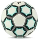 Мяч футбольный №5 PU ламин. SOCCERMAX (№5, 5 сл., сшитый вручную, Белый-бирюзовый) (FB-8079_Белый-бирюзовый) - изображение 2