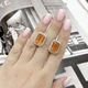 Срібні сережки з блакитним кварцом 18.54ct. - зображення 6