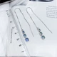Срібні сережки з топазом 1.58ct (2167594) - зображення 3