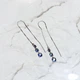 Срібні сережки з топазом 1.58ct (2167594) - зображення 4