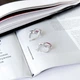 Серебряные серьги с натуральным рубином 4.846ct, фианитами (2165231) - изображение 5