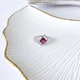 Срібна каблучка з натуральним рубіном 2.633ct, фіанітами, вага виробу 3,3 гр (2165316) - зображення 7
