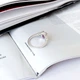 Срібна каблучка з натуральним рубіном 2.511ct, фіанітами, вага виробу 2,86 гр (2165163) - зображення 4