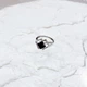 Серебряное кольцо с натуральным сапфиром 2.13ct, фианитами, вес изделия 3,18 гр (2162612) - изображение 6