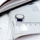 Срібна каблучка з натуральним сапфіром 3.392ct, вага виробу 5,74 гр (2162520) - зображення 4