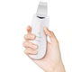 Скрабер ультразвуковой для чистки, лифтинга и тонизации кожи лица Ultrasonic бежевый + отшелушивающая силиконовая щеточка для очистки пор и массажа лица - изображение 3