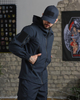 Тактическая демисезонная куртка МЧС SoftShell 2XL синяя (56740) - изображение 2