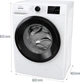 Пральна машина Gorenje фронтальна, 8кг, 1200, A+++, 55см, дисплей, інвертор, пара, Wi-Fi, білий - изображение 10