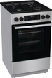 Плита Gorenje GK5C60SJ комби, 62л, 50x60см, дисплей, IconLed,эмалированные, титан - изображение 1