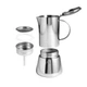 Гейзерная кофеварка 350 мл Adler AD 4419 Steel (SHiz15425) - изображение 6