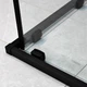Комплект: Душова кабіна DUSEL DSL194B Black matt 1000*1000, скло прозоре+ Душова система з термостатом DUSEL CENTRO - зображення 10