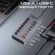 USB-C хаб 7-в-1 Promate Gegahub-10G Grey (gegahub-10g) - изображение 3