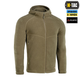 Тепла кофта M-Tac Sprint Fleece Polartec Dark Olive XS - зображення 3