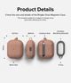 Чохол Ringke Onyx Magnetic до Samsung Galaxy Buds 3 / 3 Pro Constant Coral (EC87503RS) - зображення 9