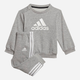 Dres chłopięcy (bluza bez kaptura + spodnie) adidas I Bos Jog FT HM6613 86 cm Szary (4065429374251) - obraz 1